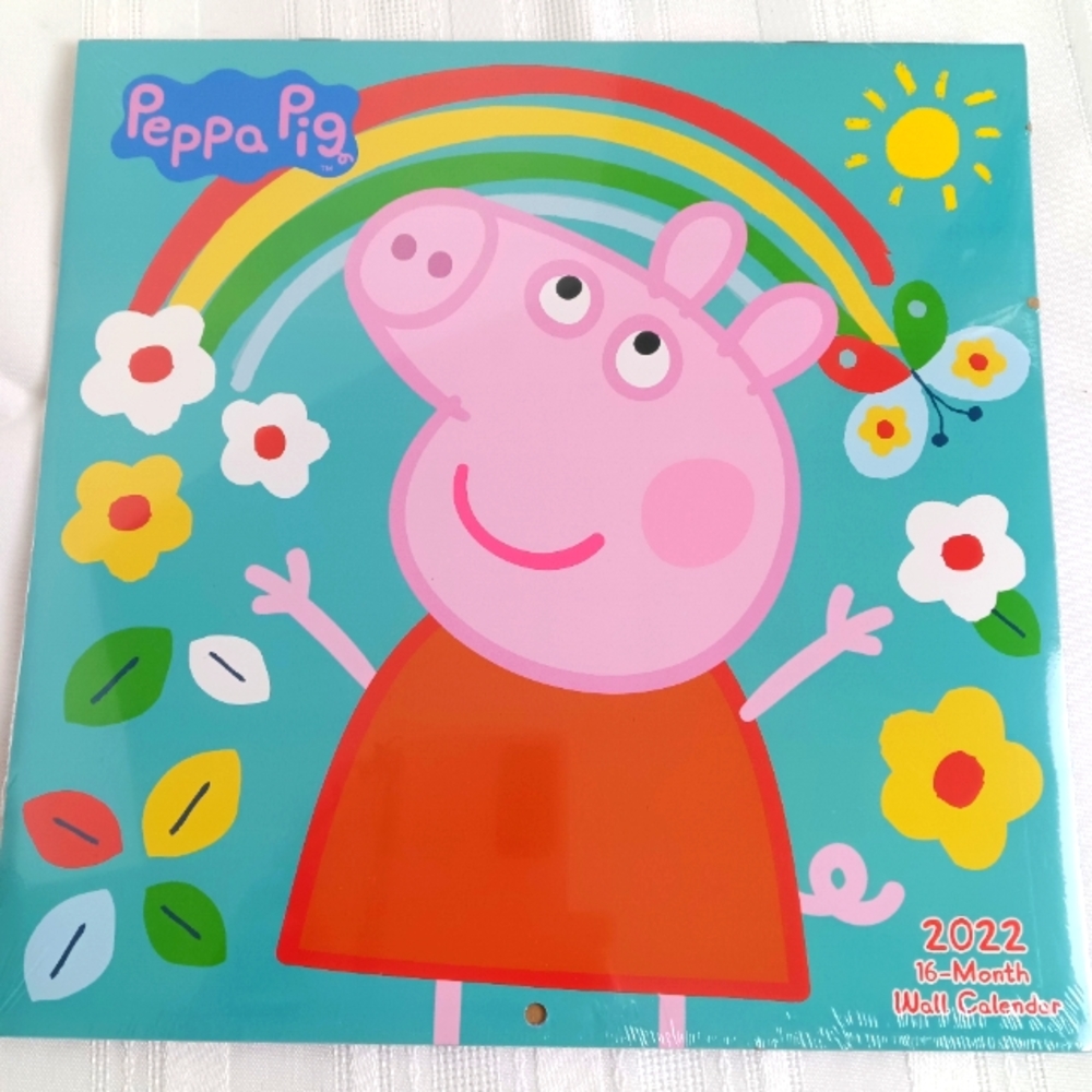 Peppa Pig 2022 Wall Calendar 16 Month
